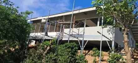 2026 — Building the childcare center at the finca.
